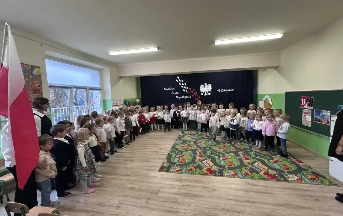 Zdjęcie do Obchody Dnia Niepodległości w naszym przedszkolu