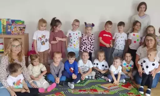 Słoneczka Dzień Kropki