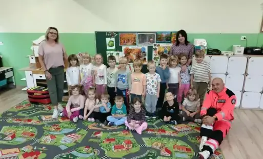 Zdjęcie do Wizyta ratownika medycznego w Zuchach