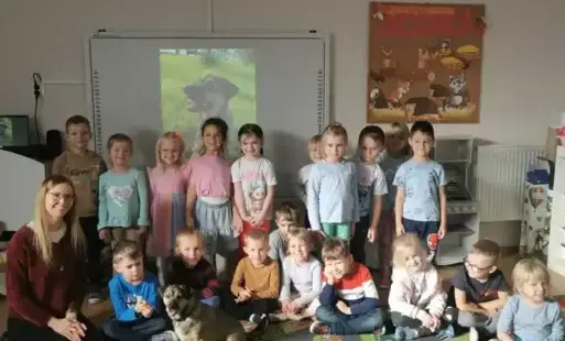 Spotkanie z psem Preclem - Słoneczka i Fasolki